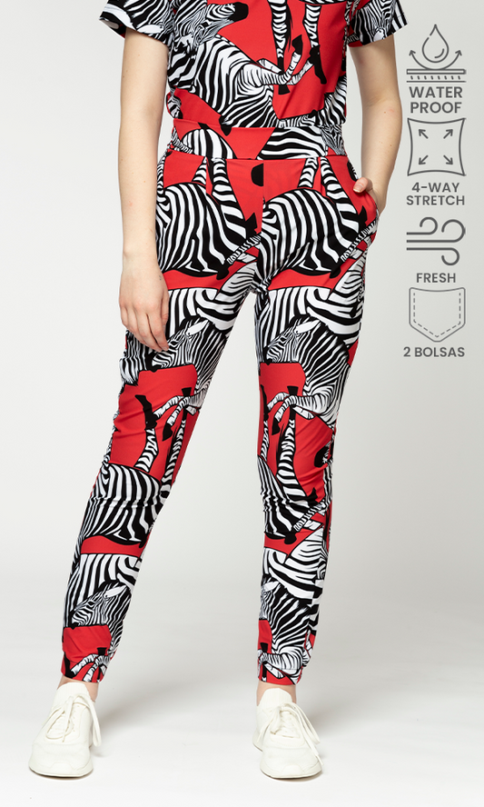 Pantalón "NU" Zebra Dama